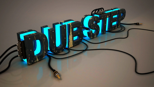 Blue letters connected cord microphone free wallpaper for desktop - medium preview image