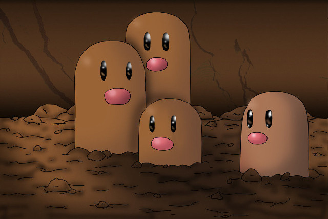 Brown cartoon heads cave pink free wallpaper for desktop - medium preview image