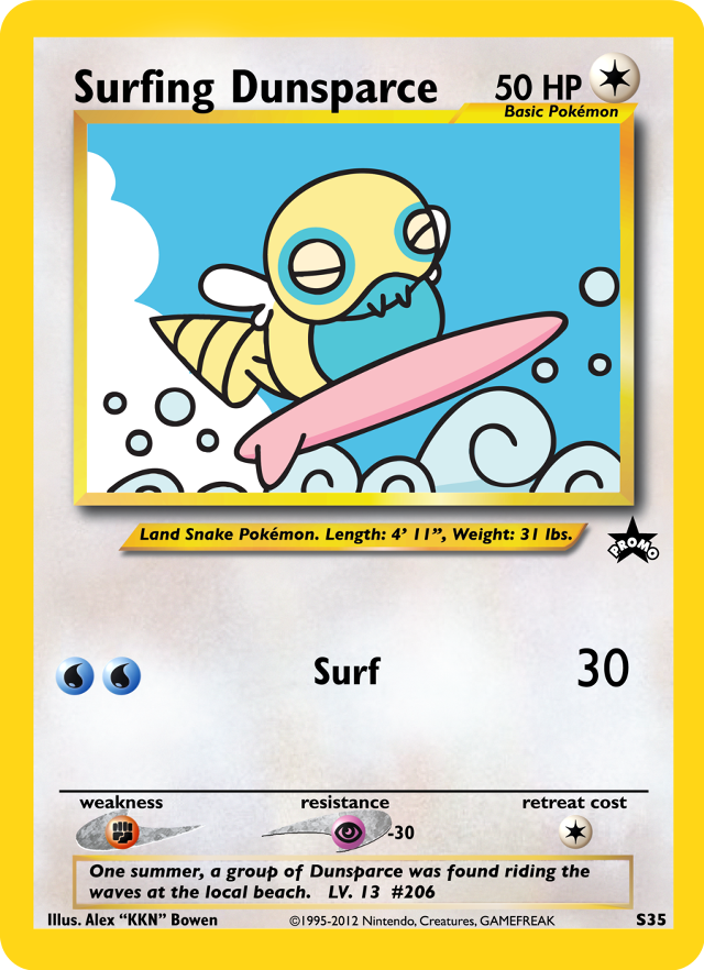 Cartoon character surfing card image free wallpaper for mobile - medium preview image
