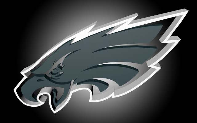 Eagles logo bird head lightning free wallpaper for desktop - medium preview image
