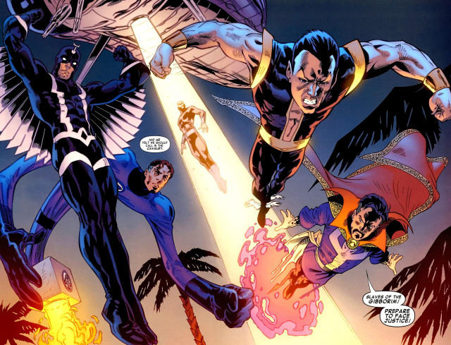 Comic book characters light beam free wallpaper for desktop - medium preview image