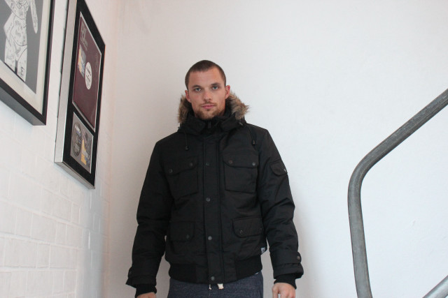 Man hallway coat skateboard picture free wallpaper for desktop - medium preview image