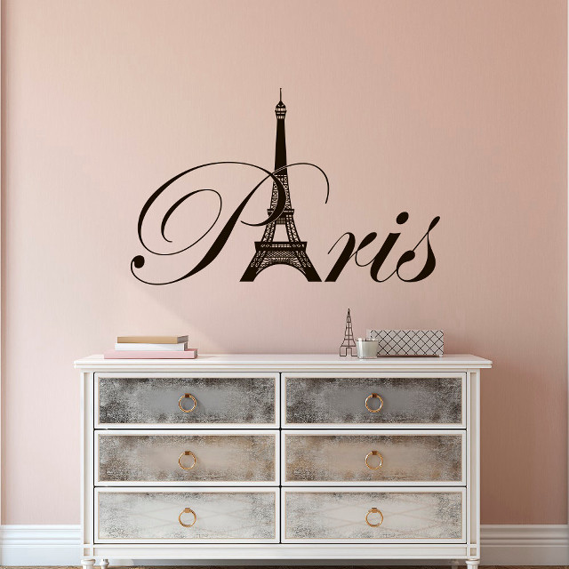 Paris black font pink wall free wallpaper for tablet - medium preview image