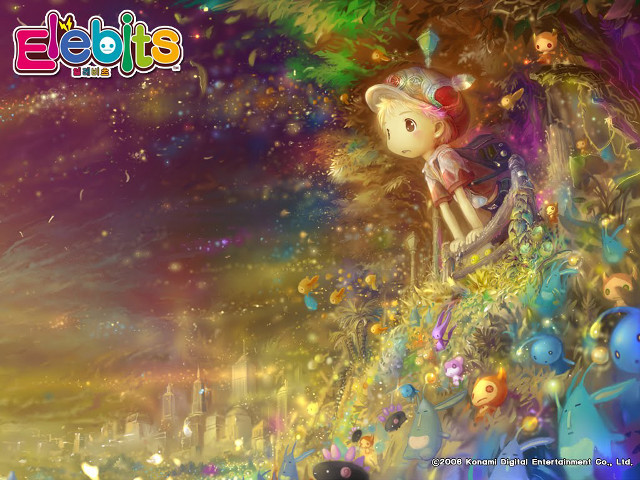 Cartoon character forest tree city free wallpaper for desktop - medium preview image