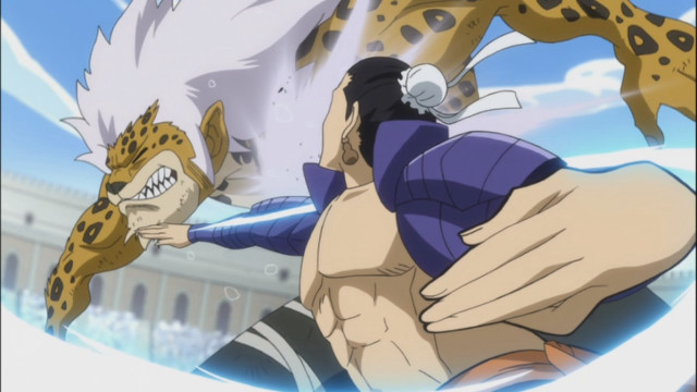 Man leopard head building furry free wallpaper for desktop - medium preview image