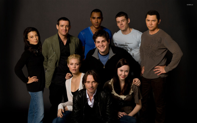 Group photo studio black background free wallpaper for desktop - medium preview image