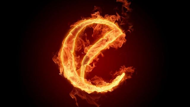 Fire letter black background red #2 free wallpaper for desktop - medium preview image