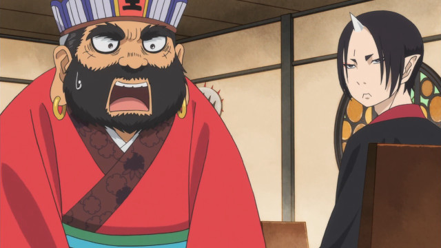 Red oni kimono horns historical free wallpaper for desktop - medium preview image