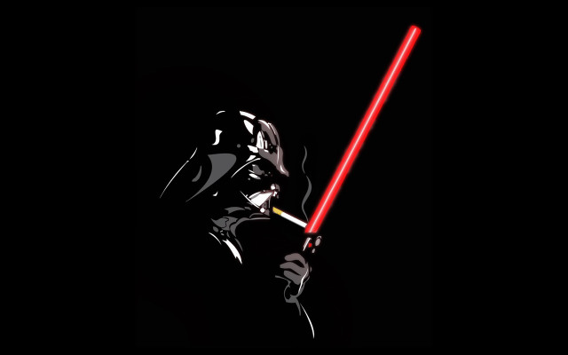 Darth vader red lightsaber black #4 free wallpaper for desktop - medium preview image