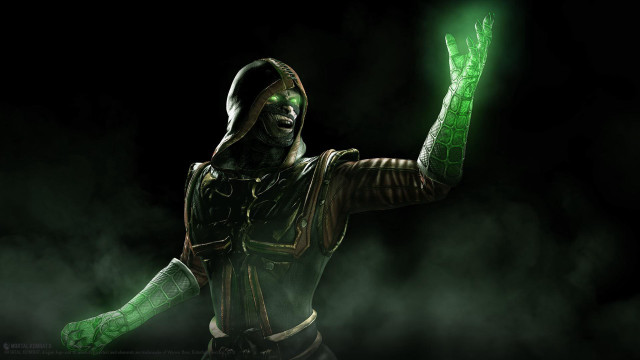 Man green costume green light free wallpaper for desktop - medium preview image