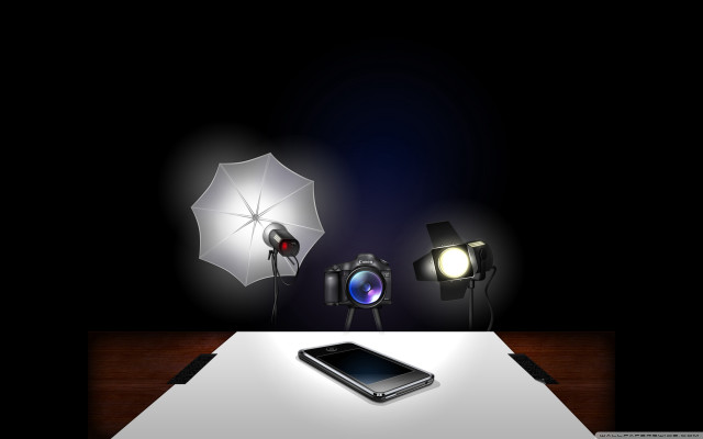 Cell phone table light camera free wallpaper for desktop - medium preview image