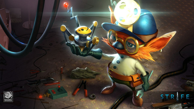 Cartoon character knife mouse tools free wallpaper for desktop - medium preview image