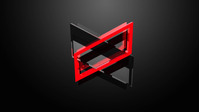 Red black logo black background #8 free wallpaper for desktop - medium preview image