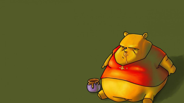 Cartoon character coffee cup bear free wallpaper for desktop - medium preview image