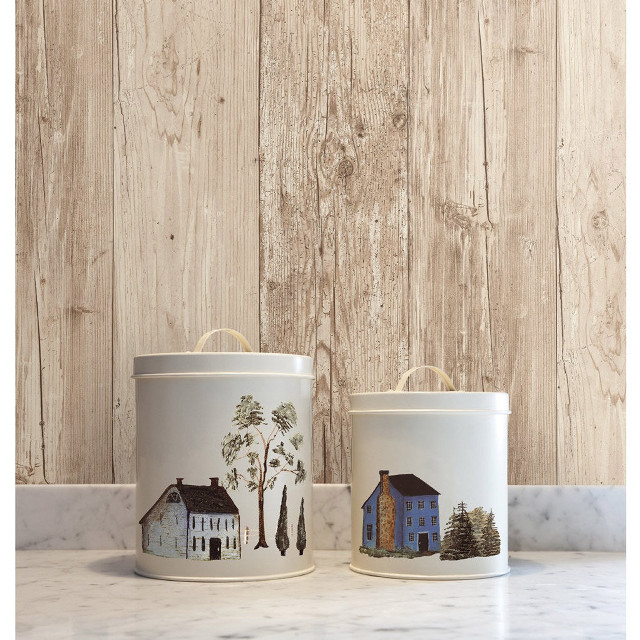 Ceramic containers houses countertop wooden free wallpaper for tablet - medium preview image