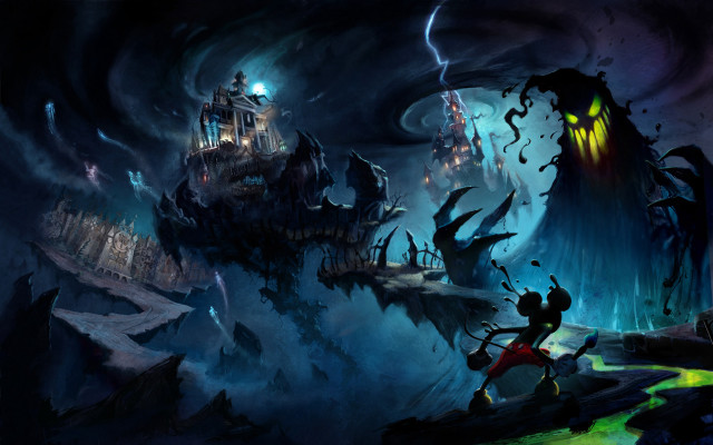 Castle monsters giant cave dark free wallpaper for desktop - medium preview image