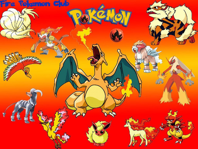 Pokemon cartoon characters colorful different free wallpaper for desktop - medium preview image
