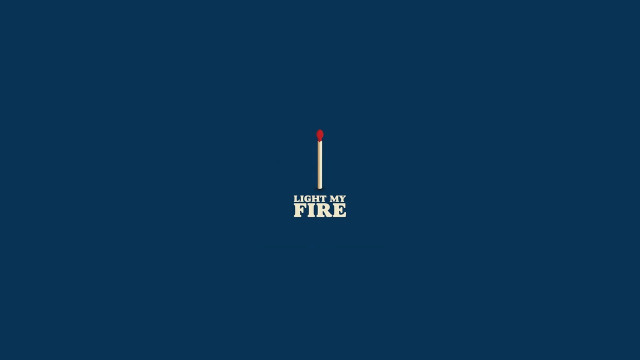 Red fire extinguisher blue background free wallpaper for desktop - medium preview image