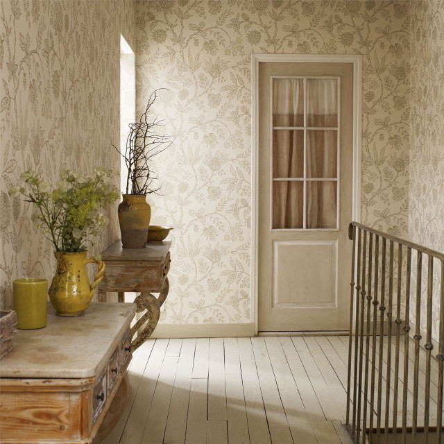 Hallway wooden table white door free wallpaper for tablet - medium preview image