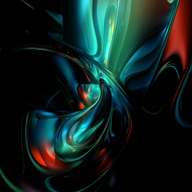 Colorful flower design black background free wallpaper for tablet - medium preview image