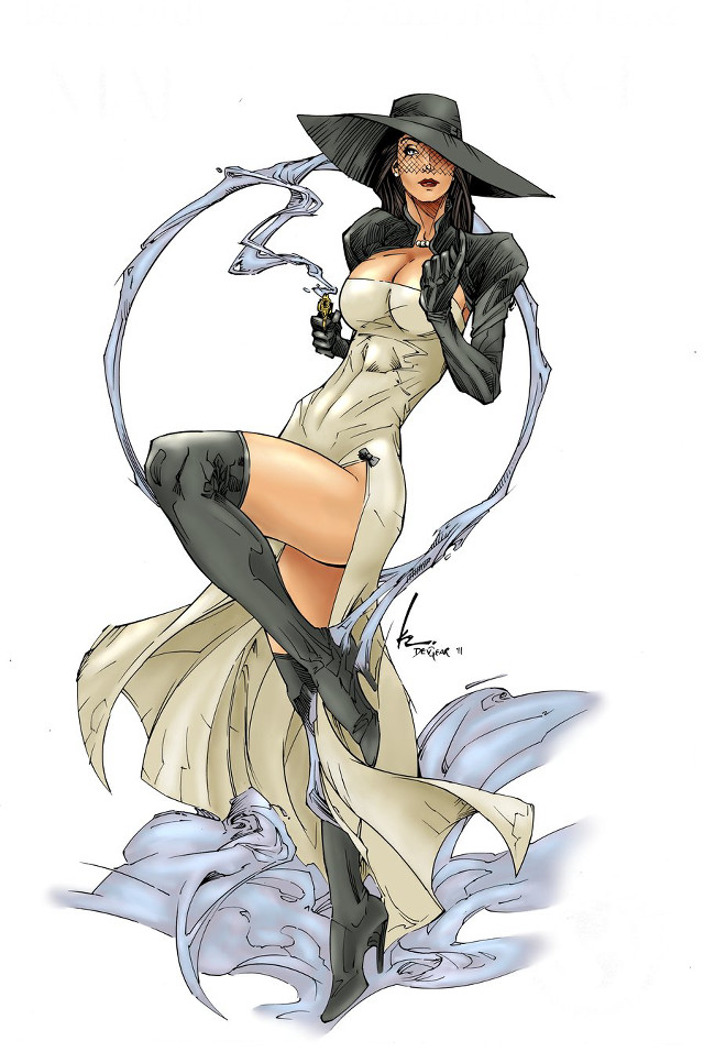 Woman witch costume hat boots free wallpaper for mobile - medium preview image