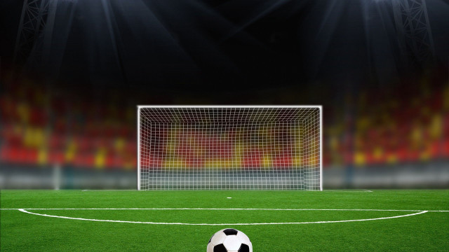 Soccer ball field goal lights #2 free wallpaper for desktop - medium preview image