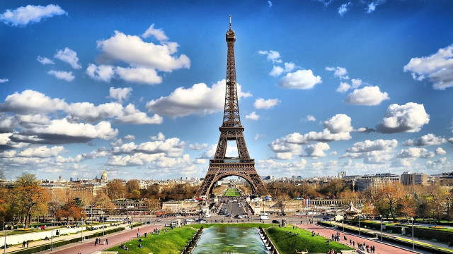 Eiffel tower paris landmark skyline #3 free wallpaper for desktop - medium preview image