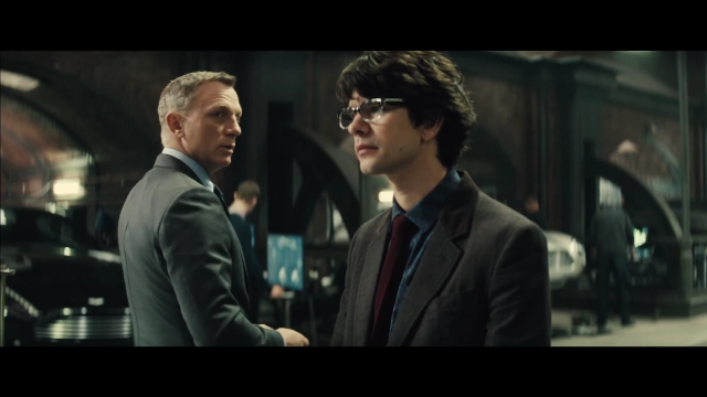 Men suits talking train station free wallpaper for desktop - medium preview image