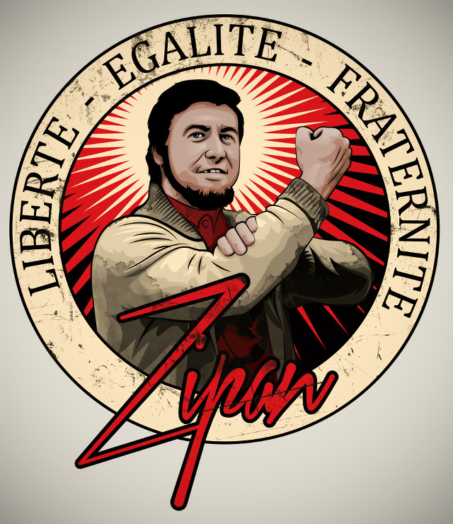 Man fist up circle words free wallpaper for tablet - medium preview image