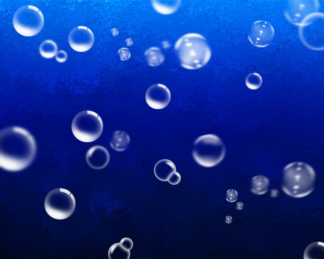Bubbles floating air blue background free wallpaper for desktop - medium preview image