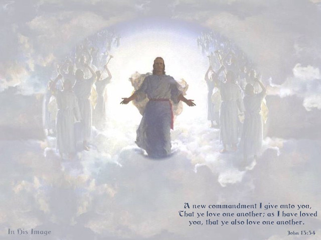 Clouds man walking quote radiant free wallpaper for desktop - medium preview image