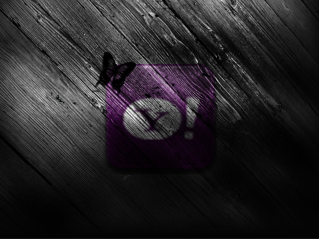 Purple white logo wood black free wallpaper for desktop - medium preview image