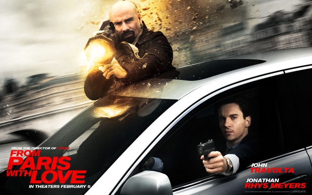 Man gun car movie poster free wallpaper for desktop - medium preview image