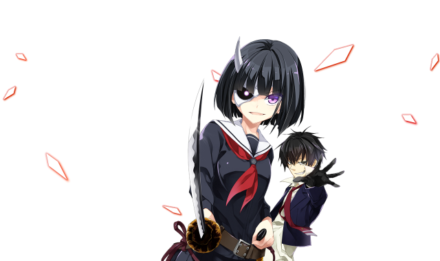 Anime characters sword demon yandere free wallpaper for desktop - medium preview image