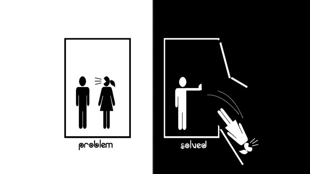 Black white mirror person hand free wallpaper for desktop - medium preview image