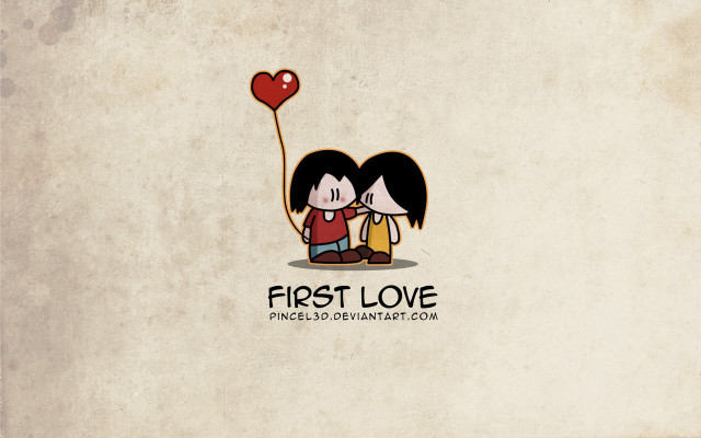 Couple heart shaped balloon first #2 free wallpaper for desktop - medium preview image