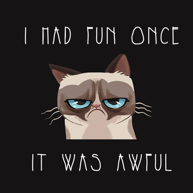 Grumpy cat blue eyes caption #2 free wallpaper for tablet - medium preview image