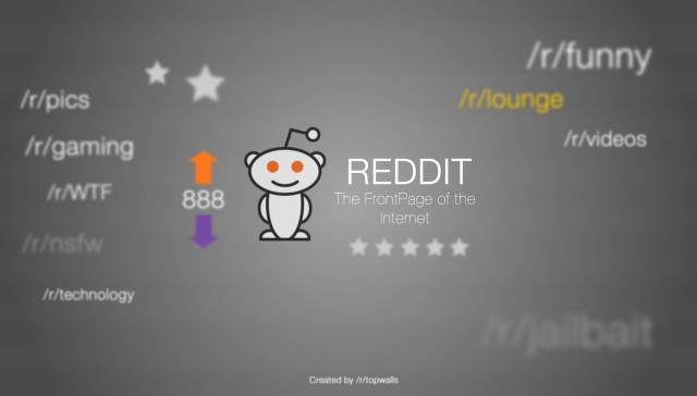 Reddit character star logo graphic free wallpaper for desktop - medium preview image