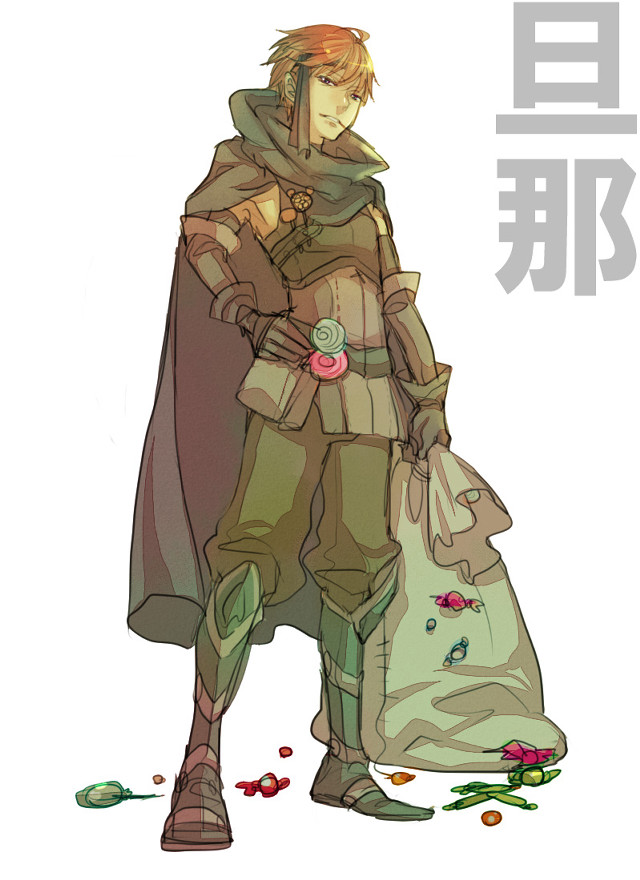 Man costume trash bag flower free wallpaper for mobile - medium preview image