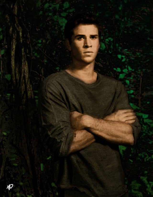 Man standing tree arms crossed free wallpaper for mobile - medium preview image