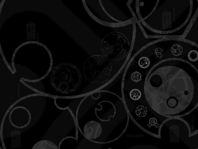 Black white clock gears tower free wallpaper for desktop - medium preview image