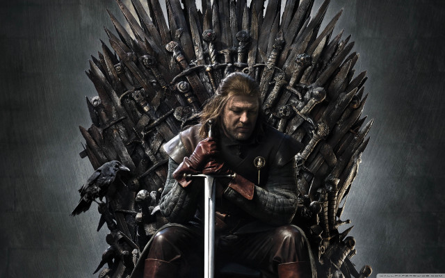 Man sitting iron throne sword #3 free wallpaper for desktop - medium preview image