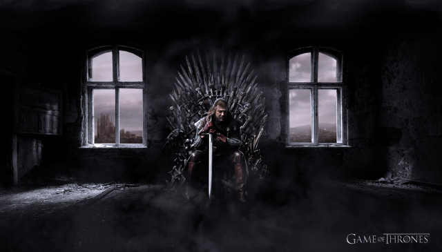 Woman iron throne dark room free wallpaper for desktop - medium preview image