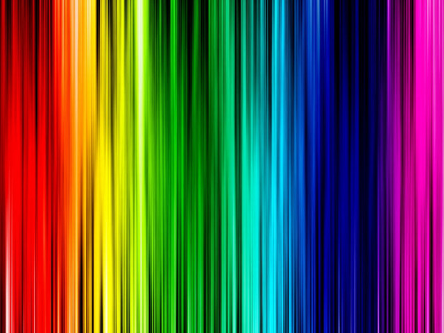 Rainbow vertical lines black background free wallpaper for desktop - medium preview image