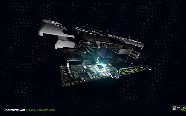 Motherboard green arrow black background free wallpaper for desktop - medium preview image