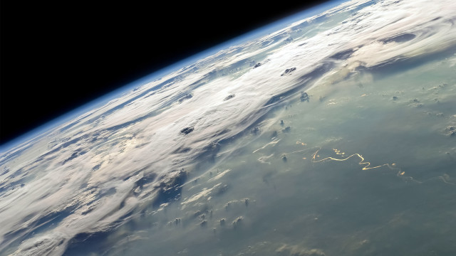 Earth view space clouds land free wallpaper for desktop - medium preview image