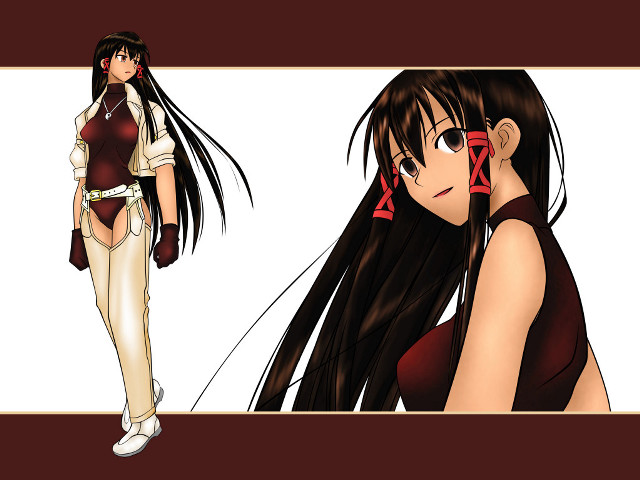 Woman longhair jacket redearrings portrait free wallpaper for desktop - medium preview image