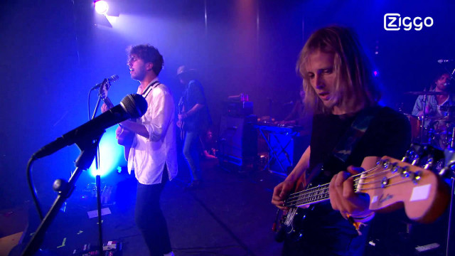 Man playing guitar singing microphone #11 free wallpaper for desktop - medium preview image