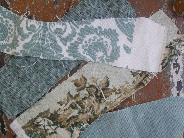 Fabric pieces floor scissors pair free wallpaper for desktop - medium preview image