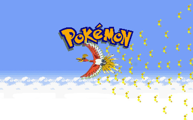 Pokemon bird flying blue sky free wallpaper for desktop - medium preview image